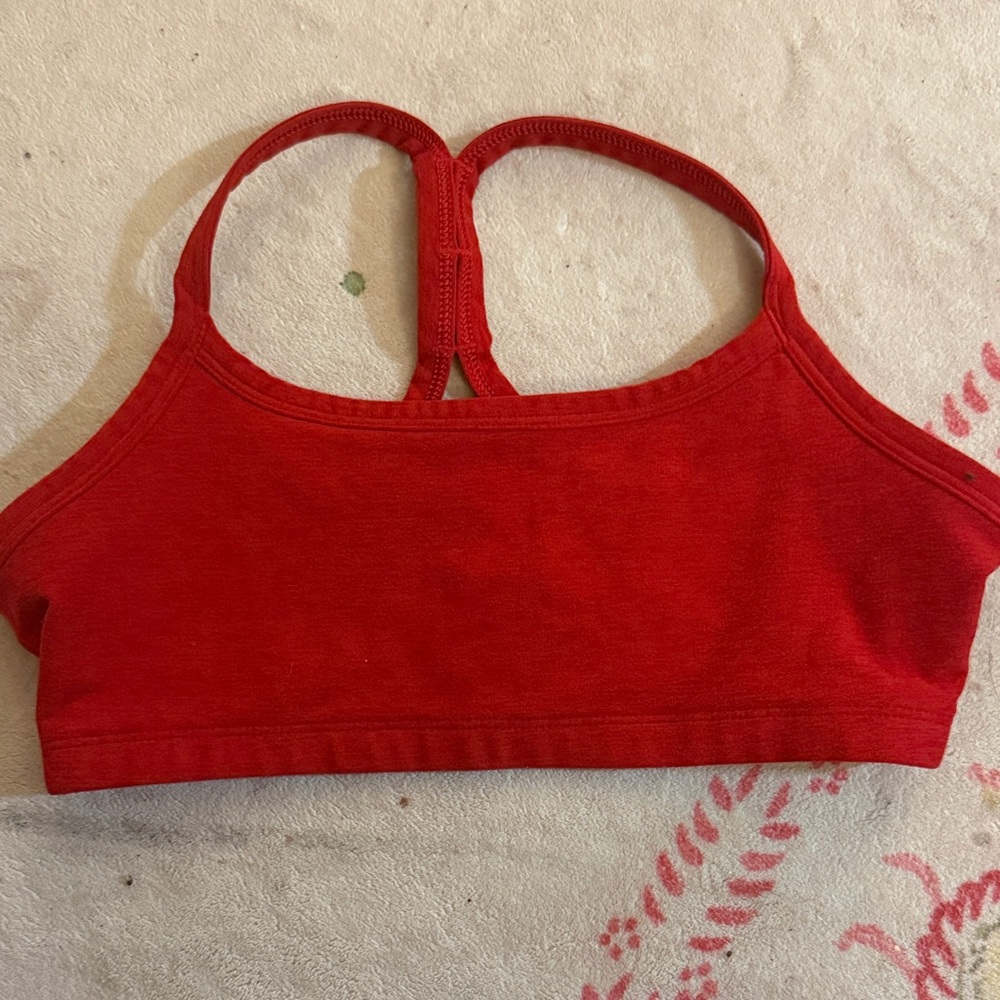 Beyond Yoga Red Sports Bra